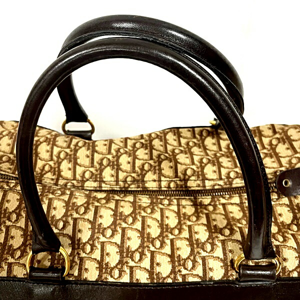 楽天市場】【中古】クリスチャンディオール トロッター ボストンバッグ