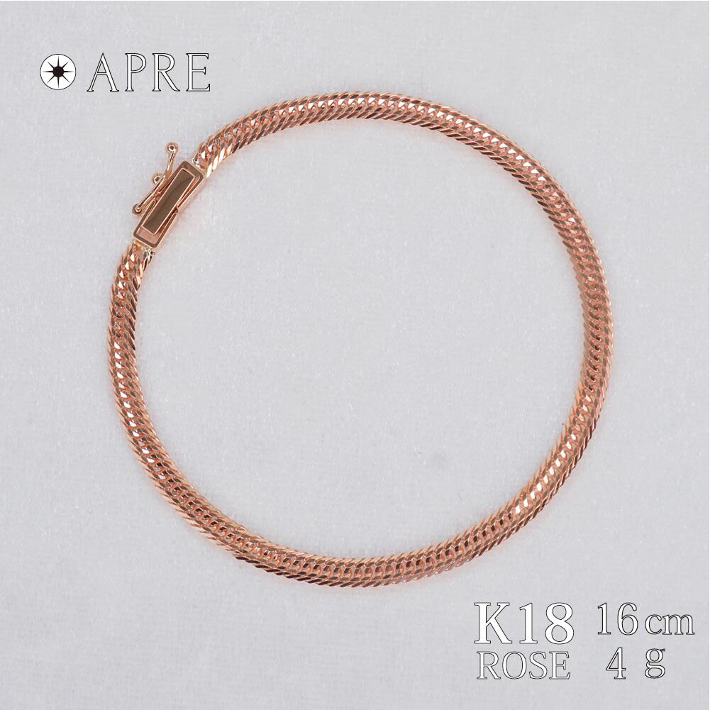 楽天市場】【当店限定】喜平 ブレスレット ローズゴールド K18