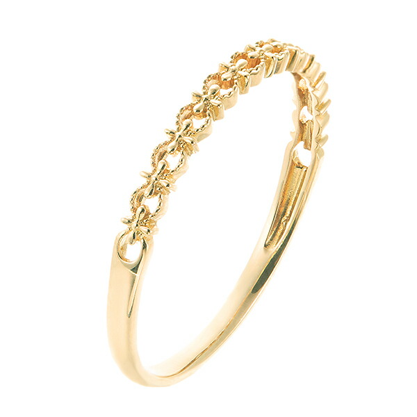 楽天市場】K10イエローゴールドリング : ジュエリーツツミ