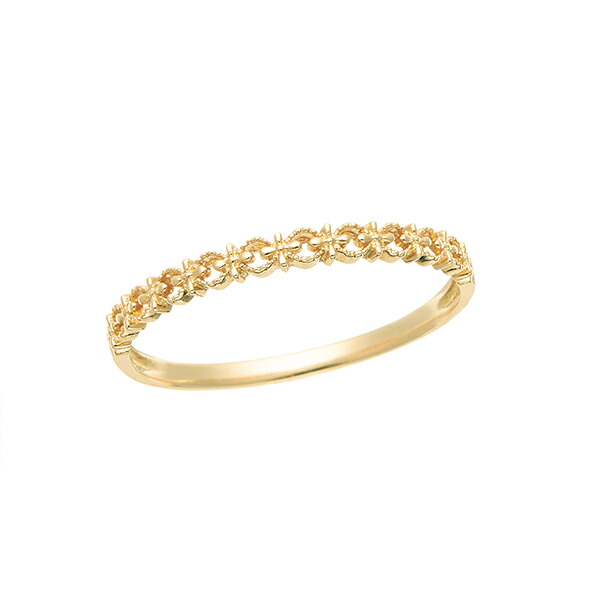 楽天市場】K10イエローゴールドリング : ジュエリーツツミ