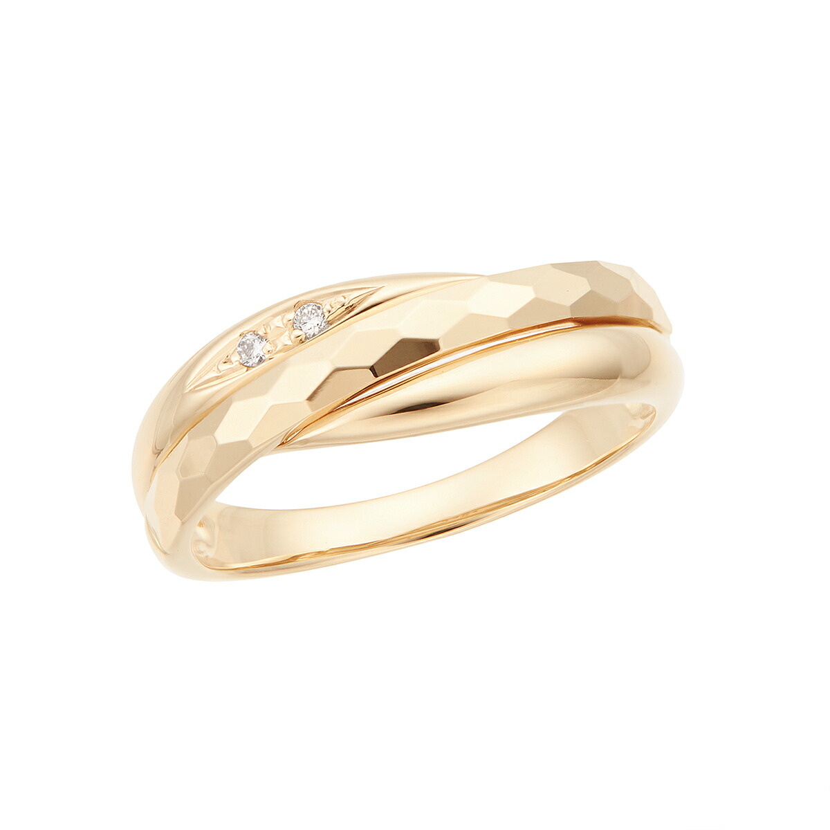 楽天市場】K10イエローゴールドダイヤモンドリング : ジュエリーツツミ