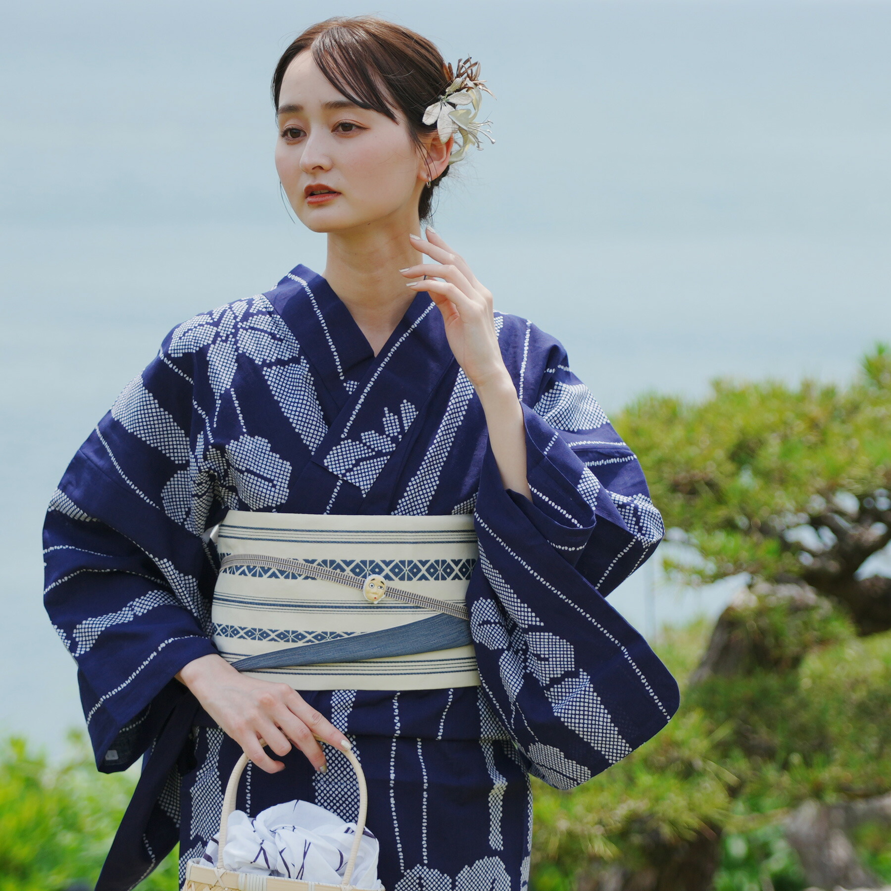 楽天市場】【20％OFF】【utatane×注染工房 日本製小幅生地使用 浴衣3点