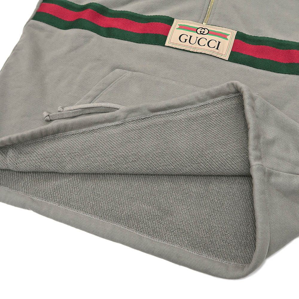 楽天市場】【名東】【GUCCI】グッチ ハーフジップ スウェットパーカー