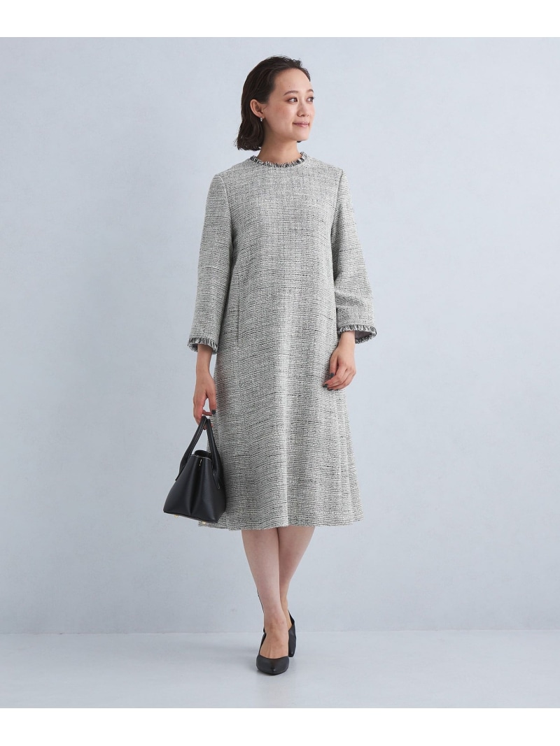 楽天市場】【SALE／80%OFF】ツイード フリンジ ワンピース UNITED