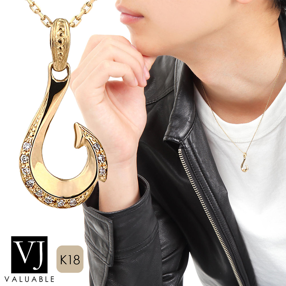 楽天市場】18金 ネックレス 18k メンズ イエローゴールド ダイヤモンド