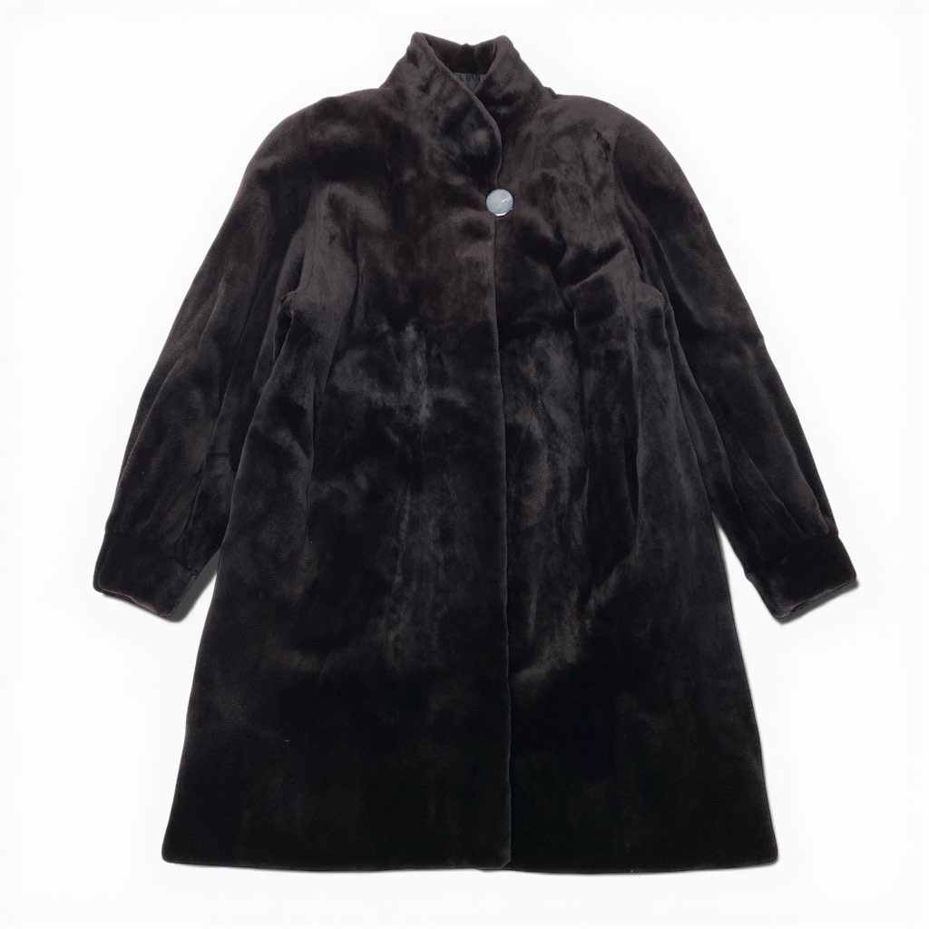 サガミンク SAGA MINK 銀サガ 毛皮コート シェアードミンクファー