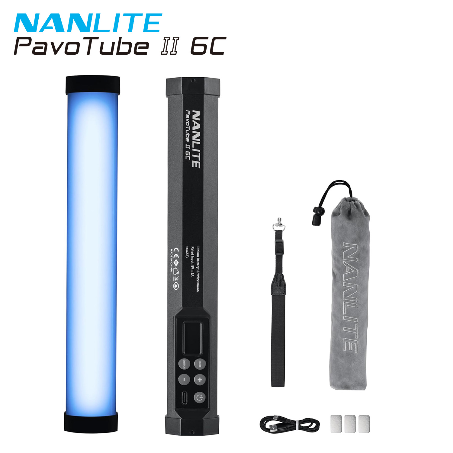 楽天市場】NANLITE PavoTube II 6C スティック型 撮影用ライト RGB LED