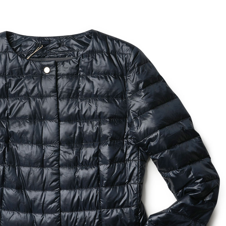 楽天市場】ヘルノ ダウン レディース インナーダウン ノーカラー