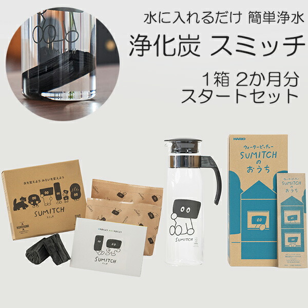 楽天市場】300円OFFクーポンあり 浄水 炭 スミッチ スターターキット