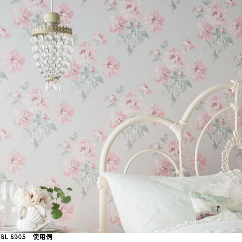 楽天市場】BL2909 ローラアシュレイ のりなし壁紙 ベアトリス