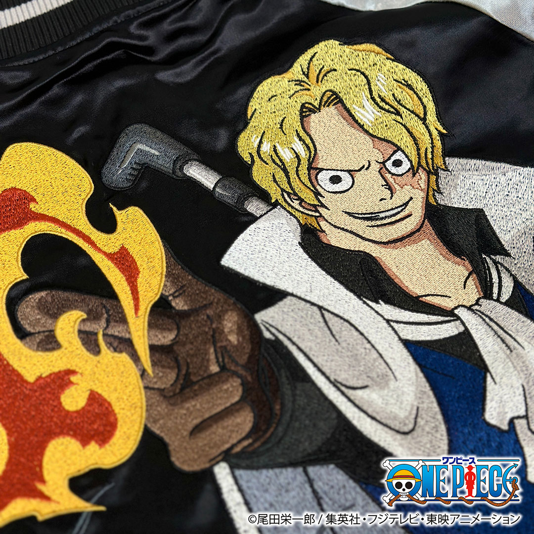 楽天市場】絡繰魂 粋 ワンピース ONEPIECE コラボ スカジャン サボ