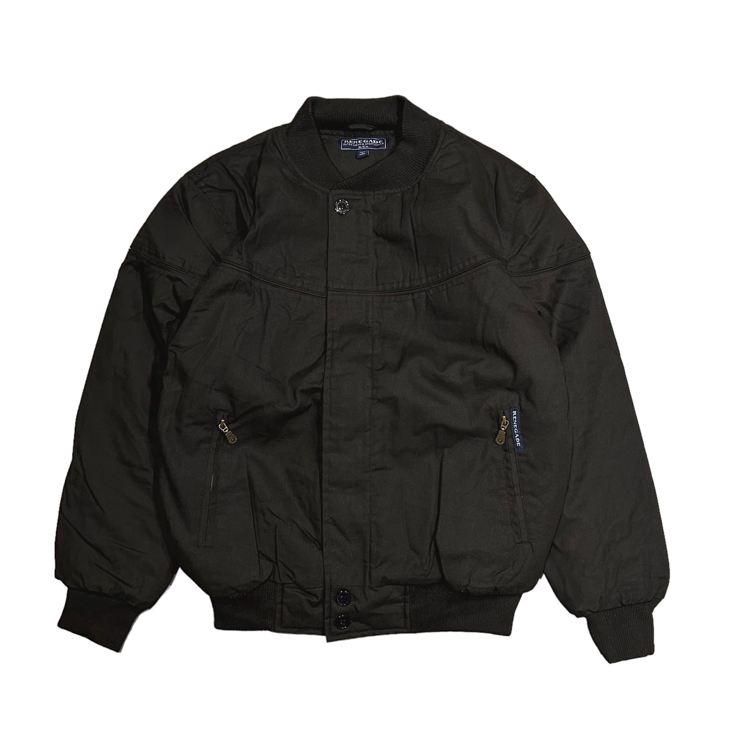 楽天市場】RENEGADE SPORTS Padded Nylon Lined Derby Jacket Black