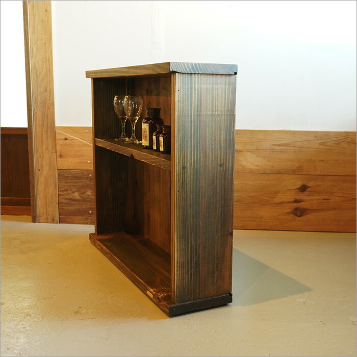 楽天市場】古材 収納棚 古民家 柱 梁 リメイク シェルフ 木製 一点物