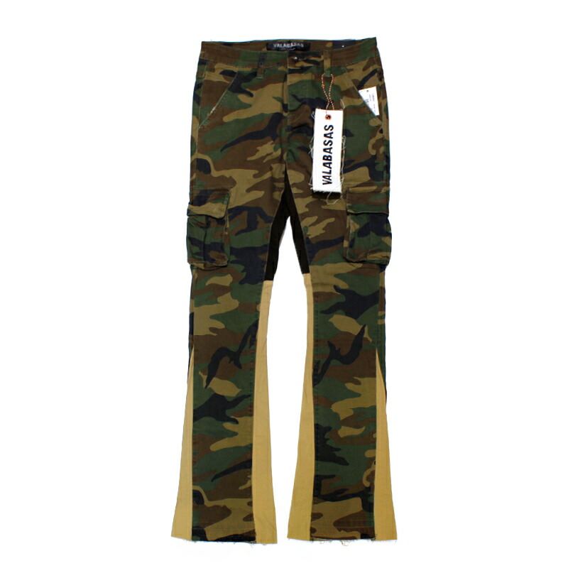 楽天市場】ヴァラバサス VALABASAS フレアデニム 28,30,32inch カーキ