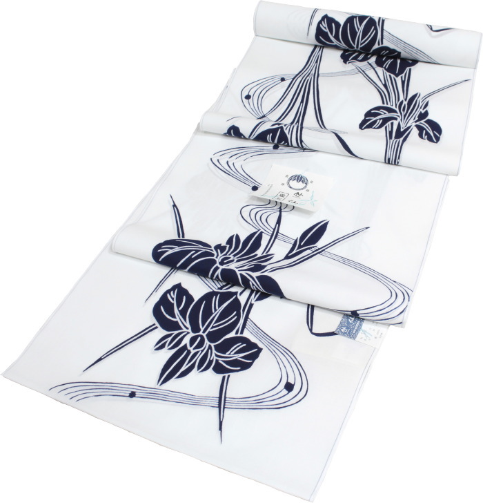 楽天市場】竺仙 浴衣 ちくせん 反物 ゆかた コーマ地 コーマ 白色 流水