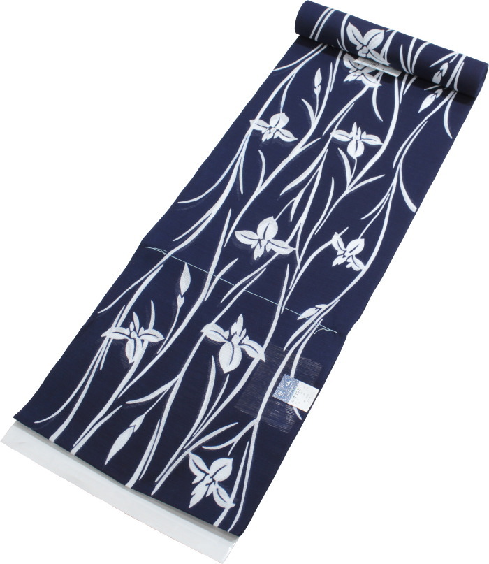 楽天市場】竺仙 浴衣 反物 ゆかた 綿絽 地染 紺地 2025年 新柄 国内