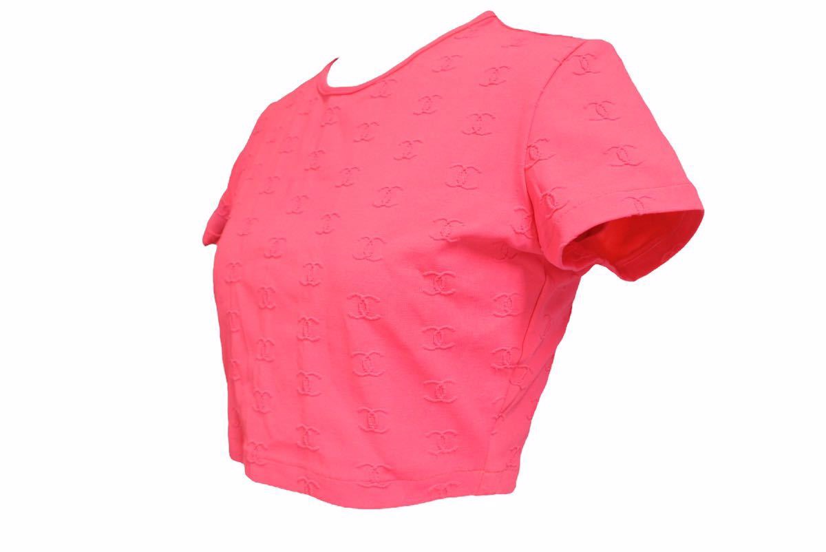 楽天市場】CHANEL シャネル 97年 ヴィンテージ クロップドTシャツ チビ