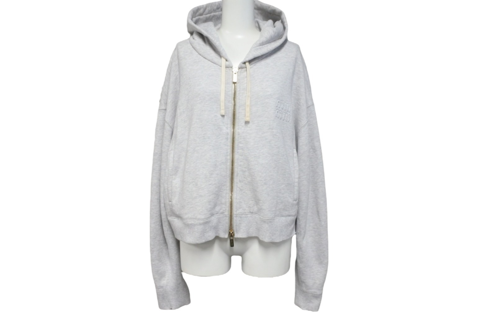 楽天市場】MIUMIU ミュウミュウ パーカー ジップパーカー フーディー