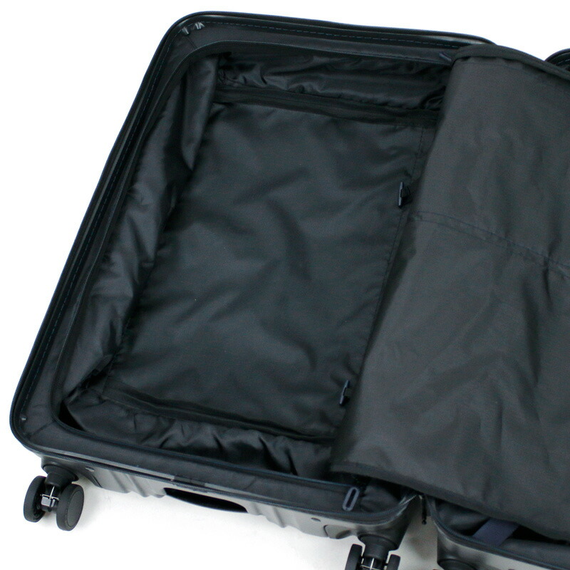 楽天市場】スーツケース Mサイズ フロントオープン CARGO 軽量 前開き