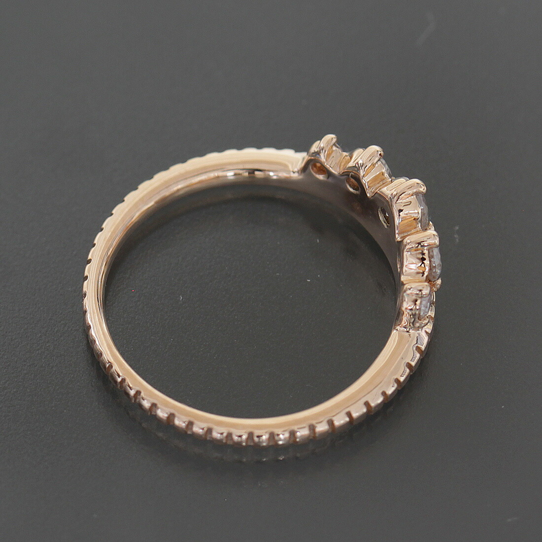 楽天市場】ete エテ 指輪 透明石 リング 3号 ピンクゴールド K10PG