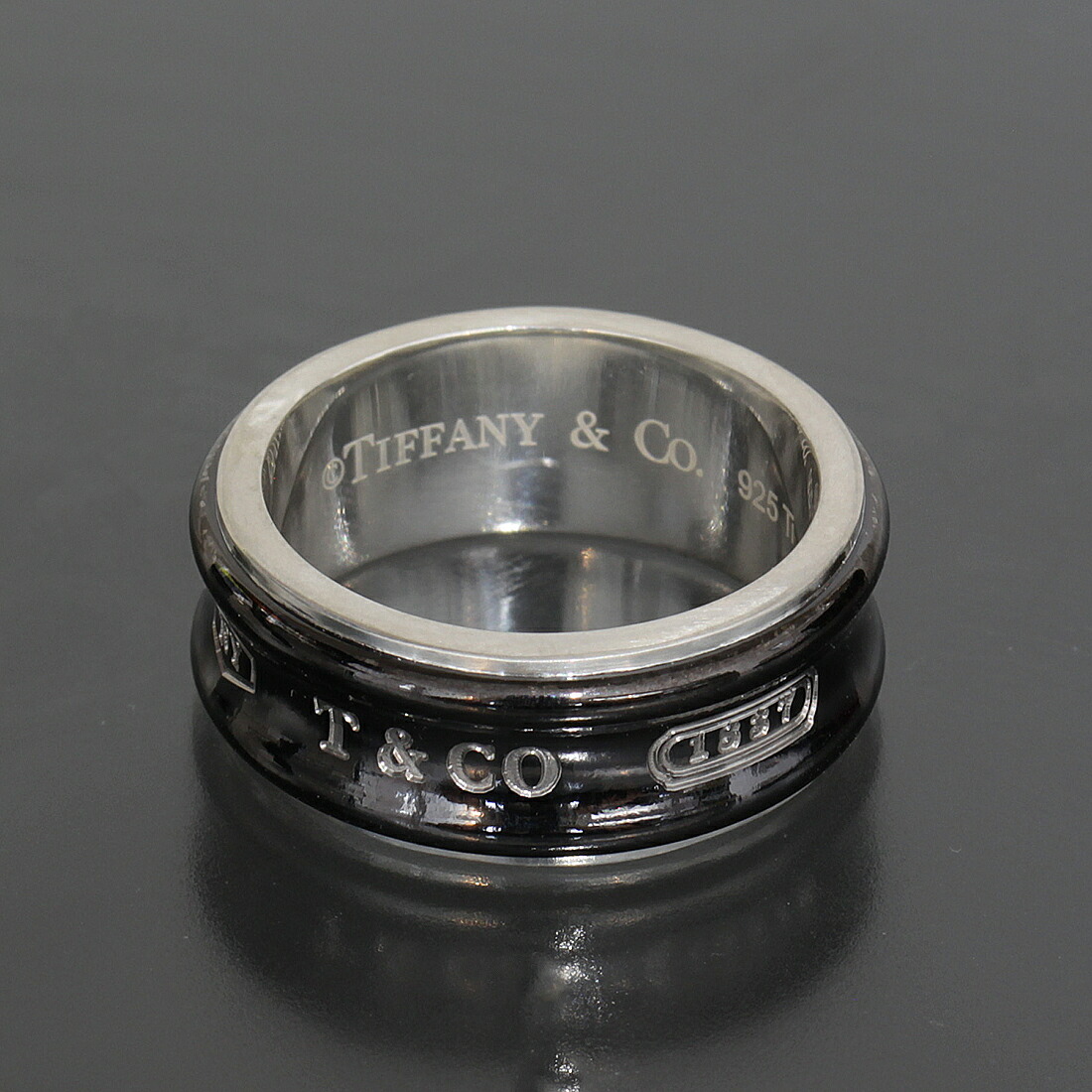 楽天市場】ティファニー チタン 1837 リング 16号 シルバー925 TI