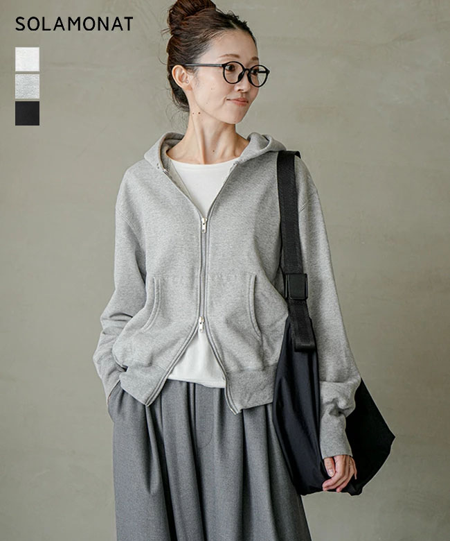 楽天市場】◇[SMA-FW-VINZIPPK]SOLAMONAT(ソラモナ) ふわりと裏毛