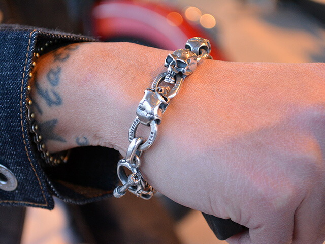 楽天市場】【CALIFORNIA LINE/カリフォルニアライン】「Skull Bracelet