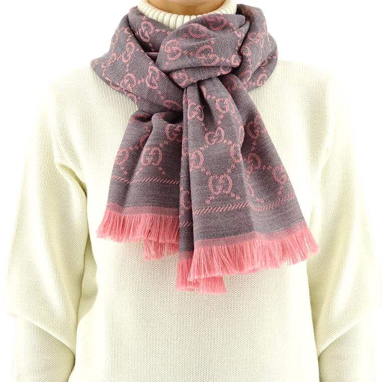 楽天市場】グッチ GUCCI レディース メンズ 中判ストール マフラー