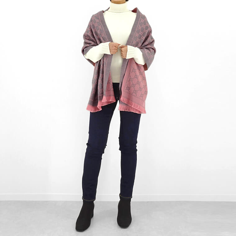 楽天市場】グッチ GUCCI レディース メンズ 中判ストール マフラー