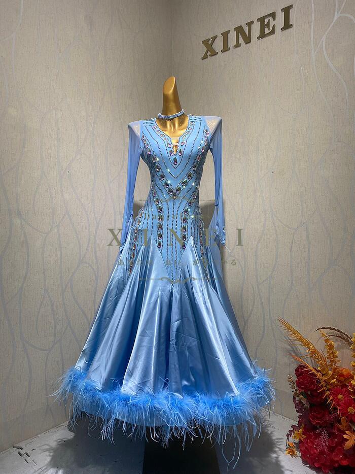 楽天市場】【受注生産・セミオーダー】社交ダンス ドレス ダンスドレス