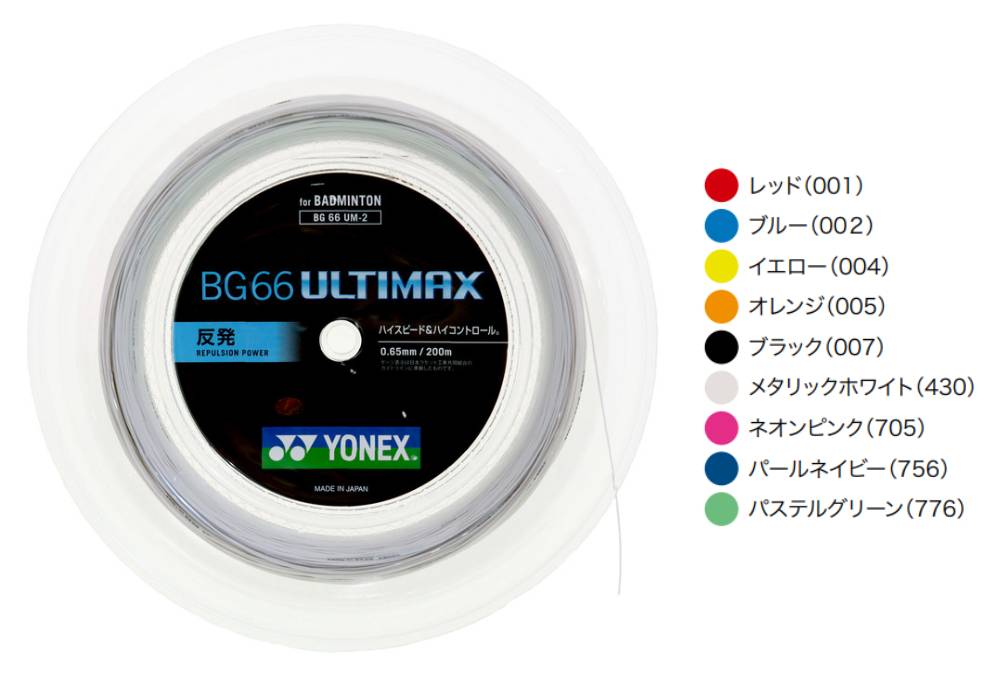 楽天市場】ヨネックス bg66 アルティマックス200mの通販