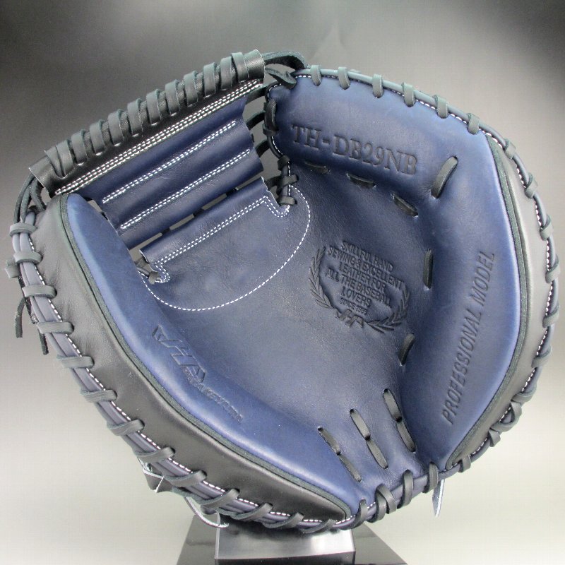 楽天市場】ハタケヤマ 軟式ミット 捕手用 右投げ TH-DB29NB ネイビー