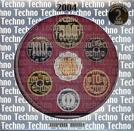 楽天市場】【平成16年】テクノメダルシリーズ2 2004年プルーフ貨幣