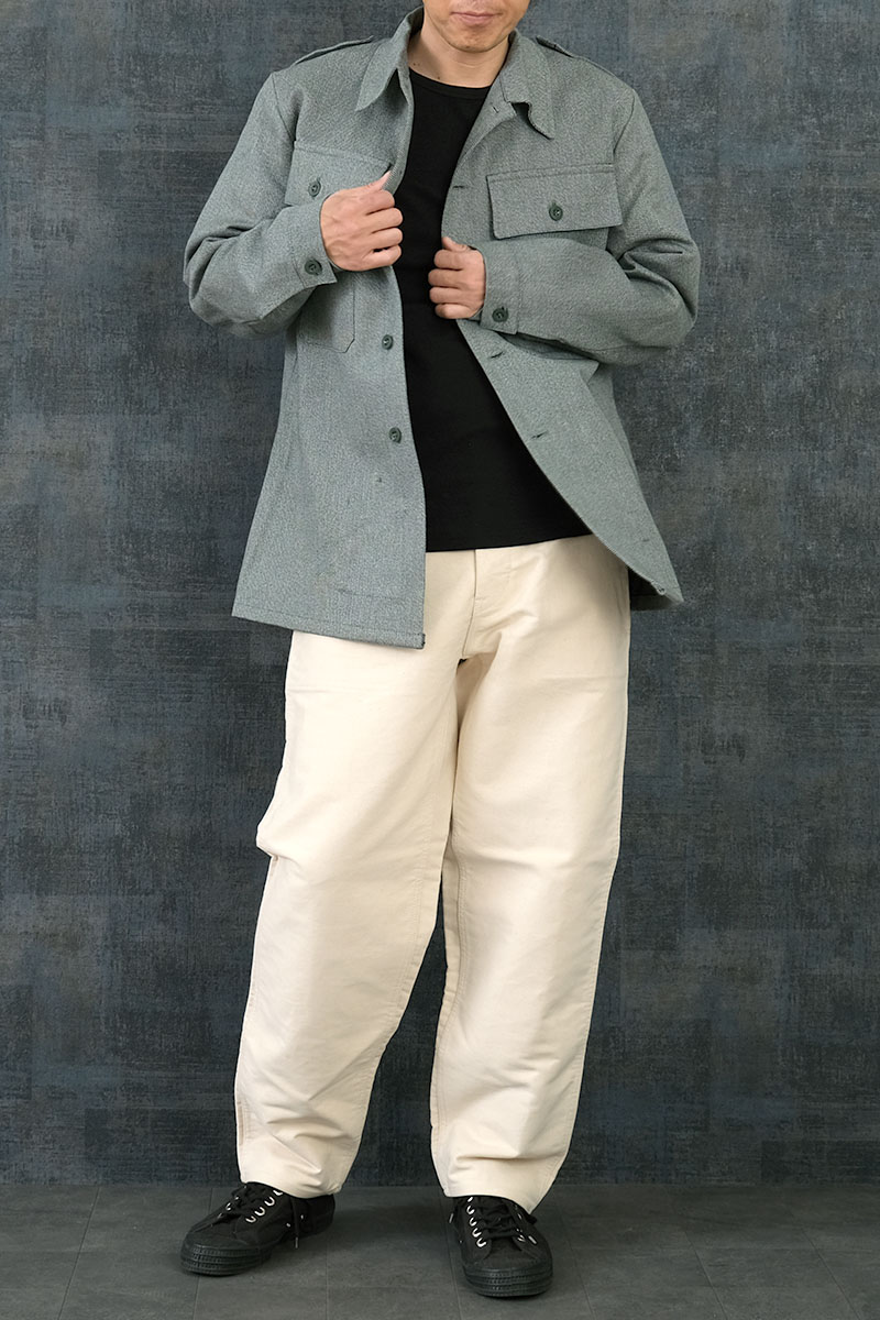 楽天市場】スイス軍 デニムジャケット グレー 後期型 デッドストック