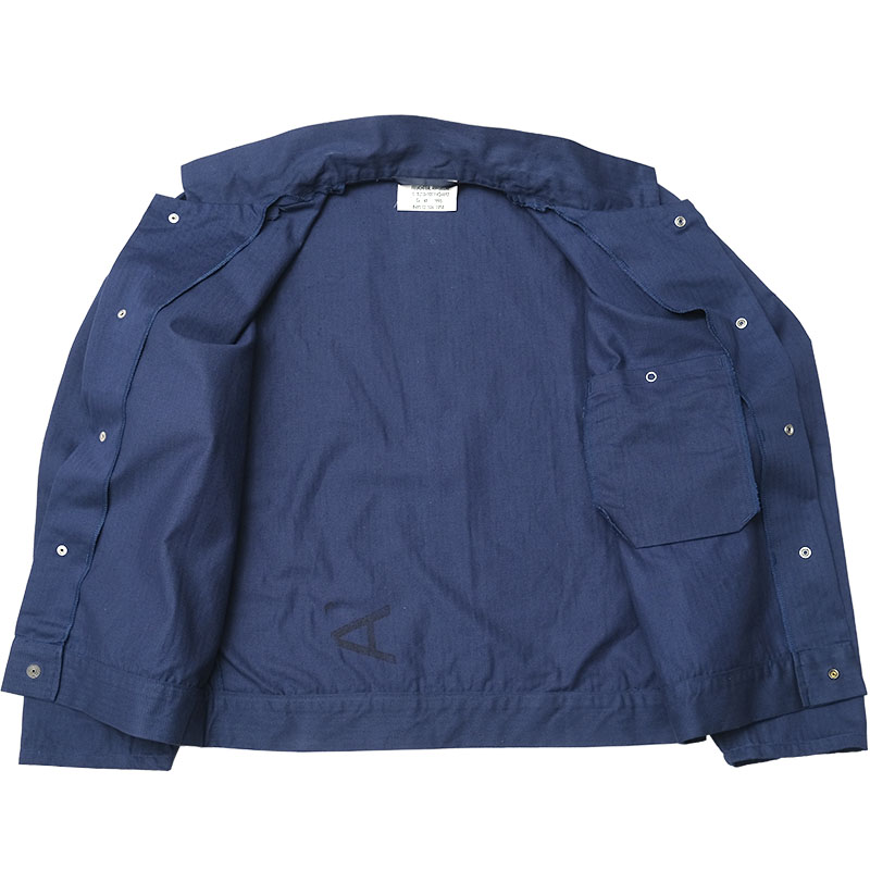 楽天市場】ドイツ軍 ワークジャケット HBT ネイビー スナップボタン