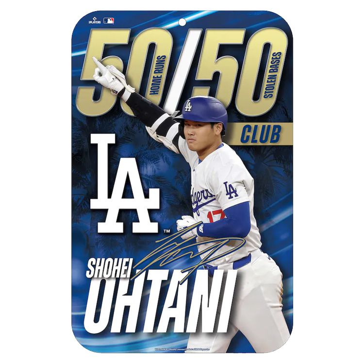 楽天市場】50/50 大谷翔平 50-50 サイン 公式 ロサンゼルスドジャース