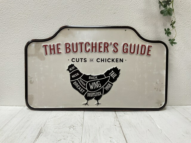 楽天市場】ブリキ看板 「CUTS CHICKEN」ニワトリ にわとり 鶏 おしゃれ