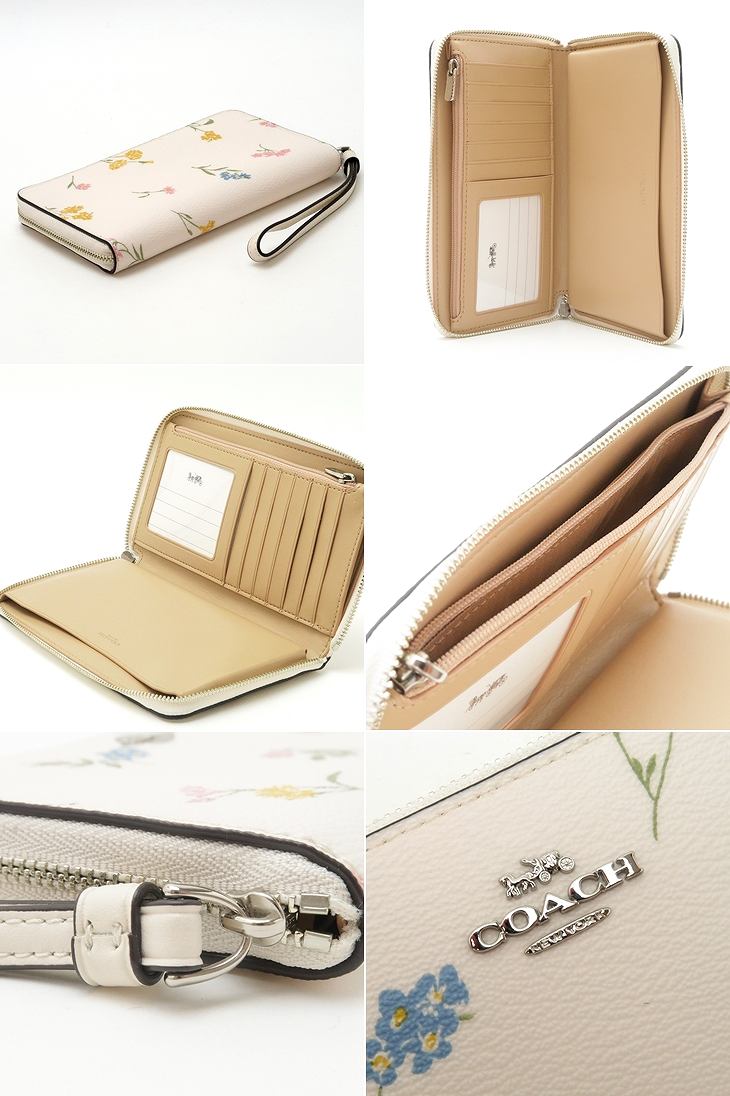 楽天市場】コーチ COACH 財布 レディース 長財布 花柄 ラウンド