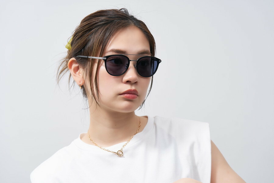 楽天市場】|ボストン型 サングラス（ブラック） REMASTER INNERLABEL