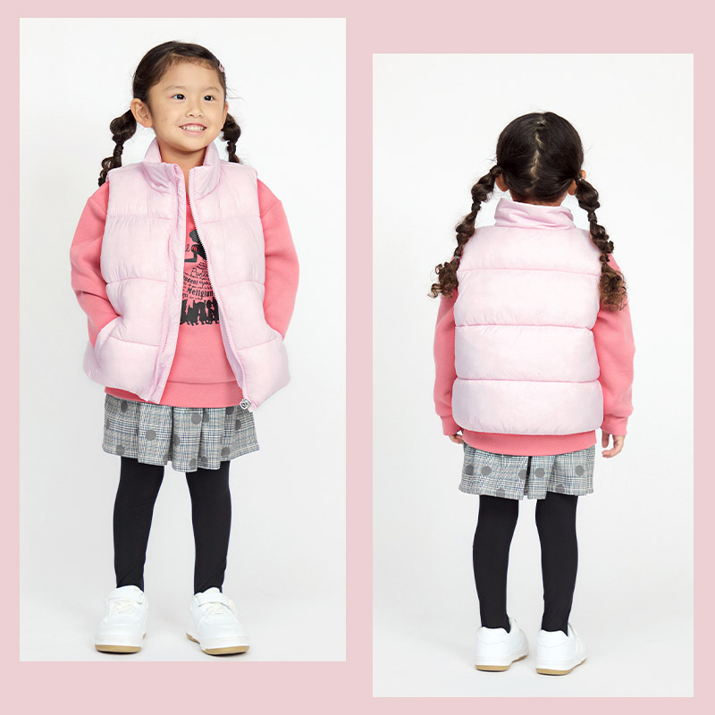 楽天市場】【~56%OFF】キッズ 中綿ベスト アウター 撥水加工 防寒