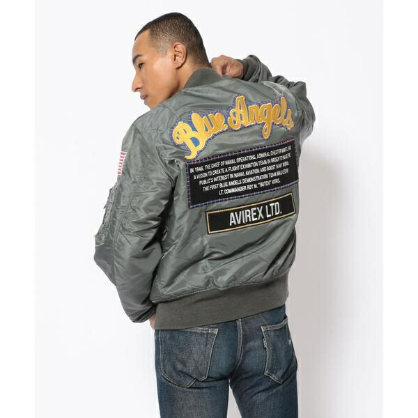 楽天市場】リメイク MA-1 ブルーエンジェルス ／ REMAKE MA-1 BLUE