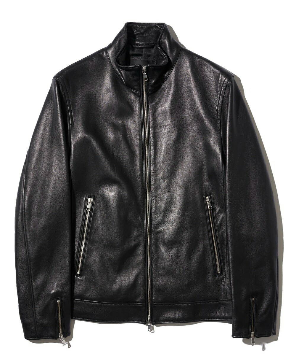 楽天市場】【WEB限定】ラムレザーシングルライダースジャケット
