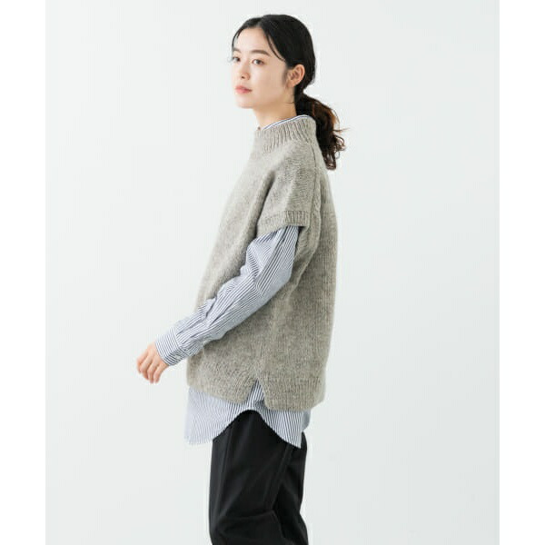 楽天市場】ペルーワイドニットベスト／かぐれ（kagure） : 丸井