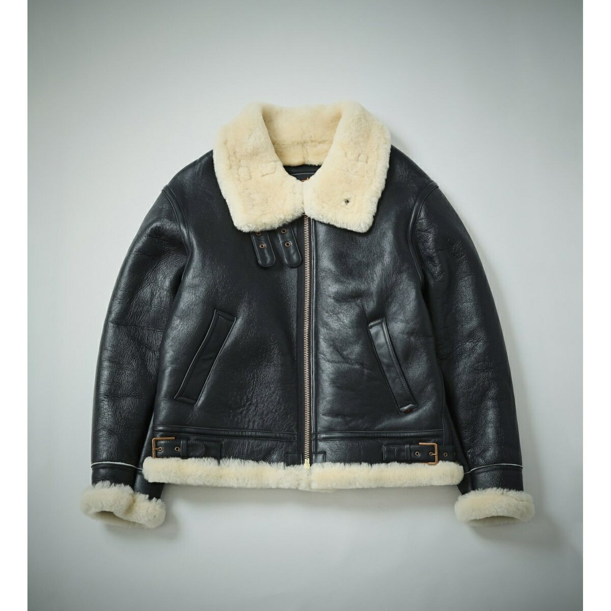 楽天市場】B-3 シープスキンレザージャケット 本革／アルファ