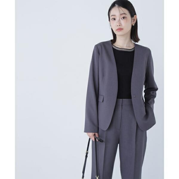 ナチュラルビューティーベーシック ノーカラー セットアップ パンツ L