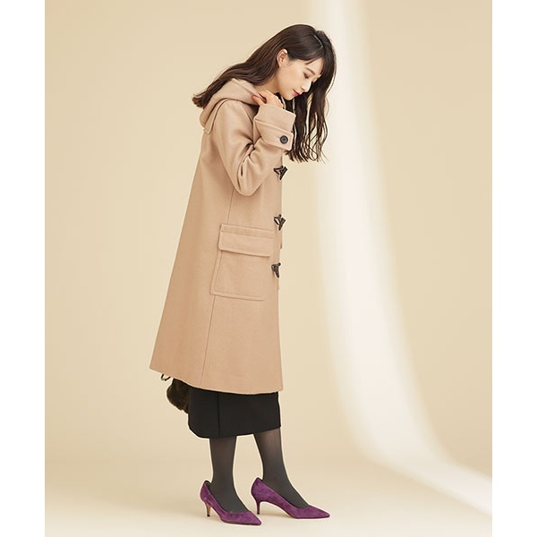 楽天市場】【予約商品】 メルトンロングダッフルコート／ナノ