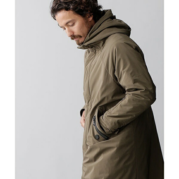 楽天市場】機能中綿ロングモッズコート（西川ダウン(R)ベスト付