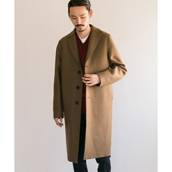 楽天市場】メンズコート(HARRIS WHARF LONDON OVERCOAT PRESSED WOOL