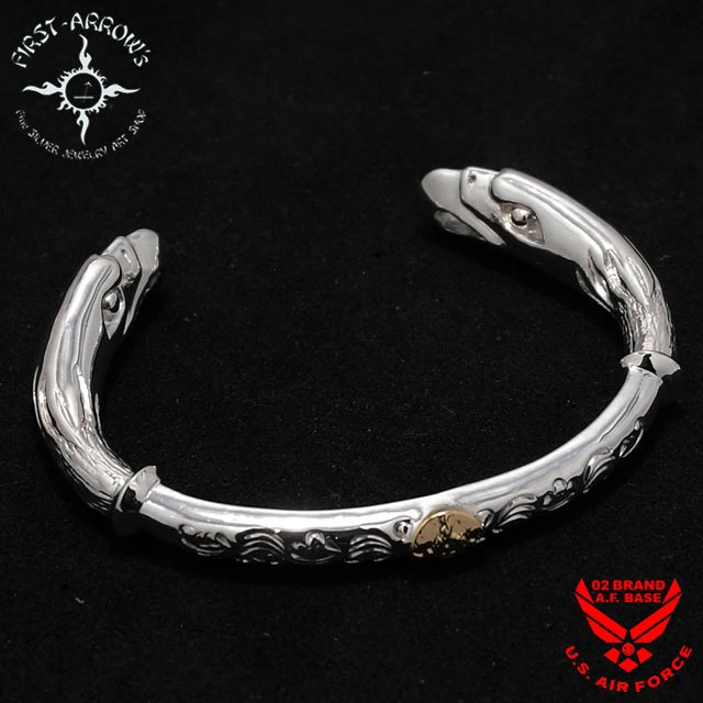 楽天市場】ポイント2倍!!ファーストアローズ デュアルイーグルバングル