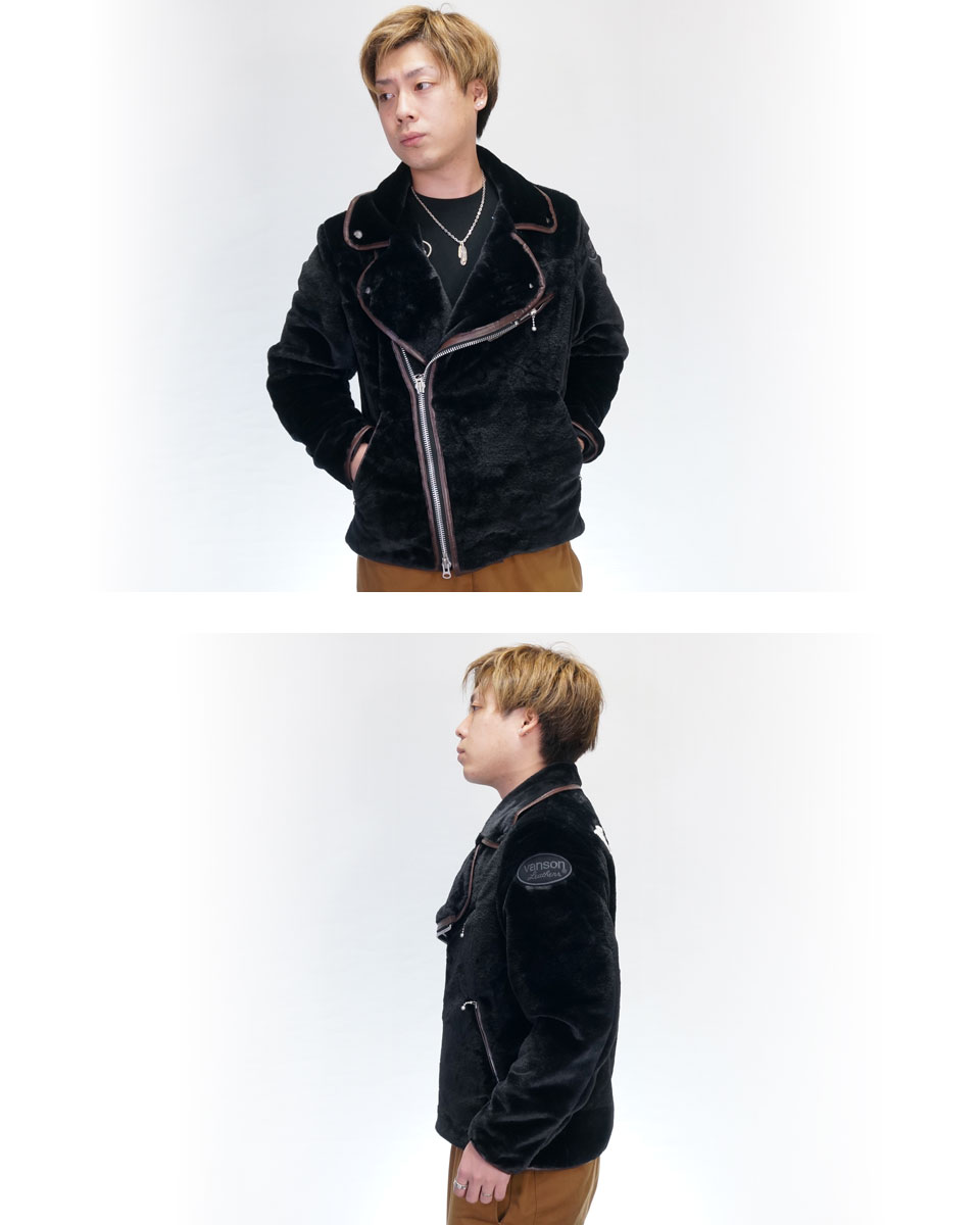 楽天市場】アウトレットセール!!バンソン クロスボーンスカル刺繍 ボア